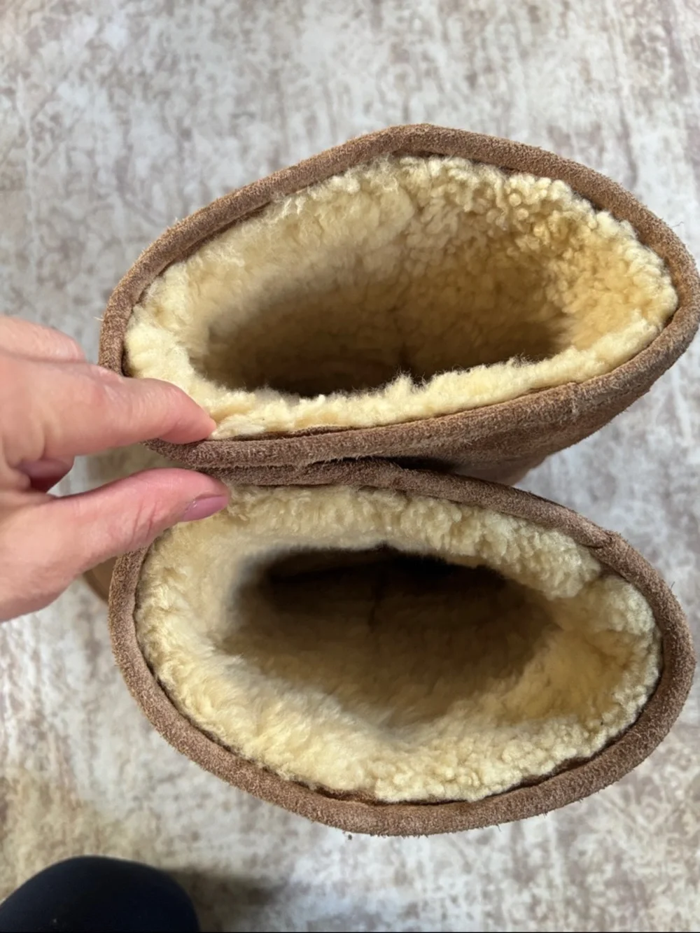 BearPaw Plush Shearling-Lined Boots - Cream - Picture 10 of 12